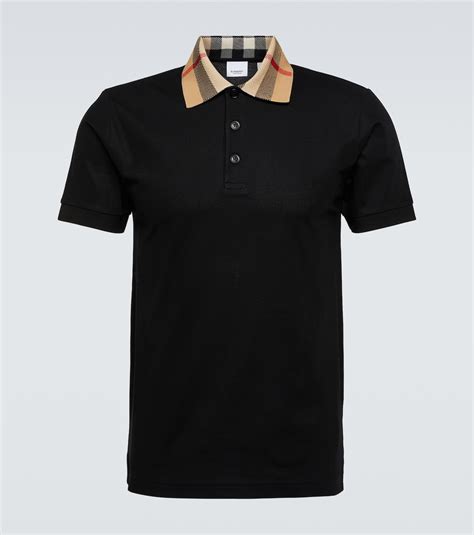 black and red burberry polo|men's burberry polo shirt sale.